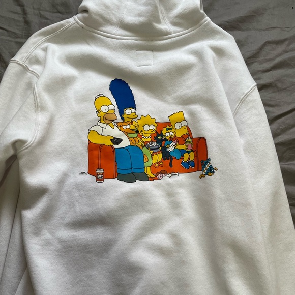 Vans x The Simpsons White Hoodie - Picture 4 of 5